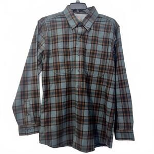 Ridgecut Toughwear Men's Plaid Flannel Button-Down Casual Shirt LT